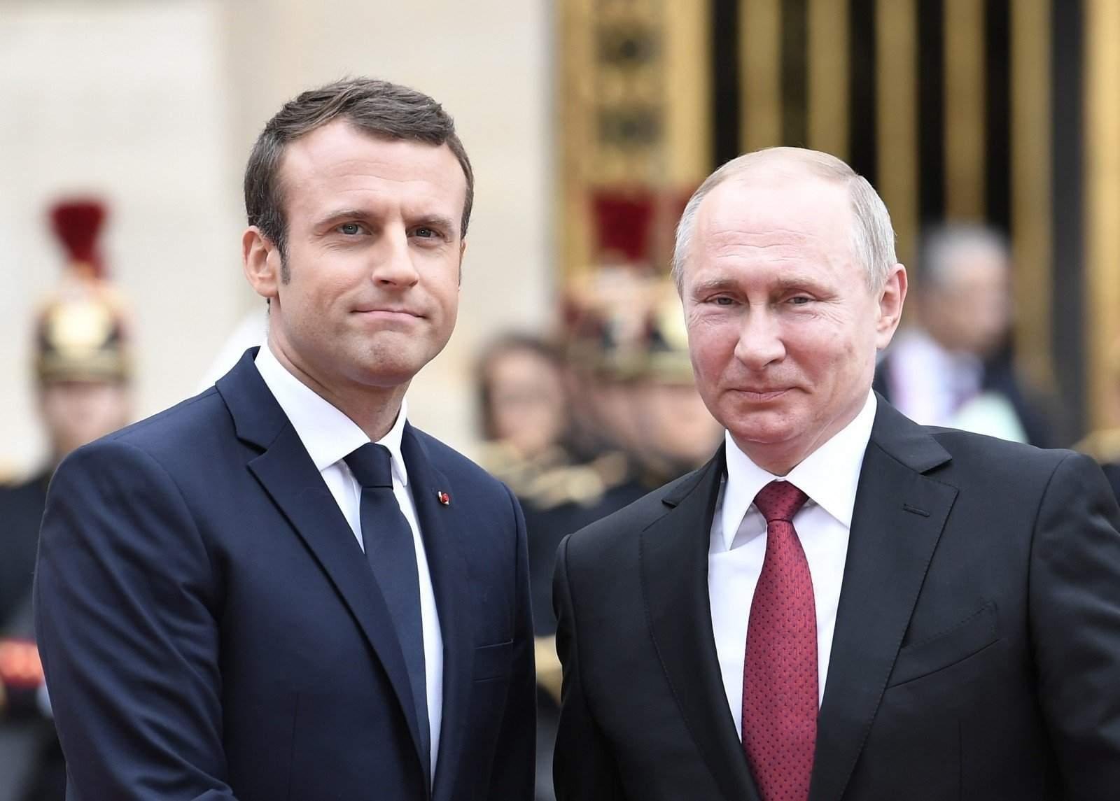 путин и президент франции